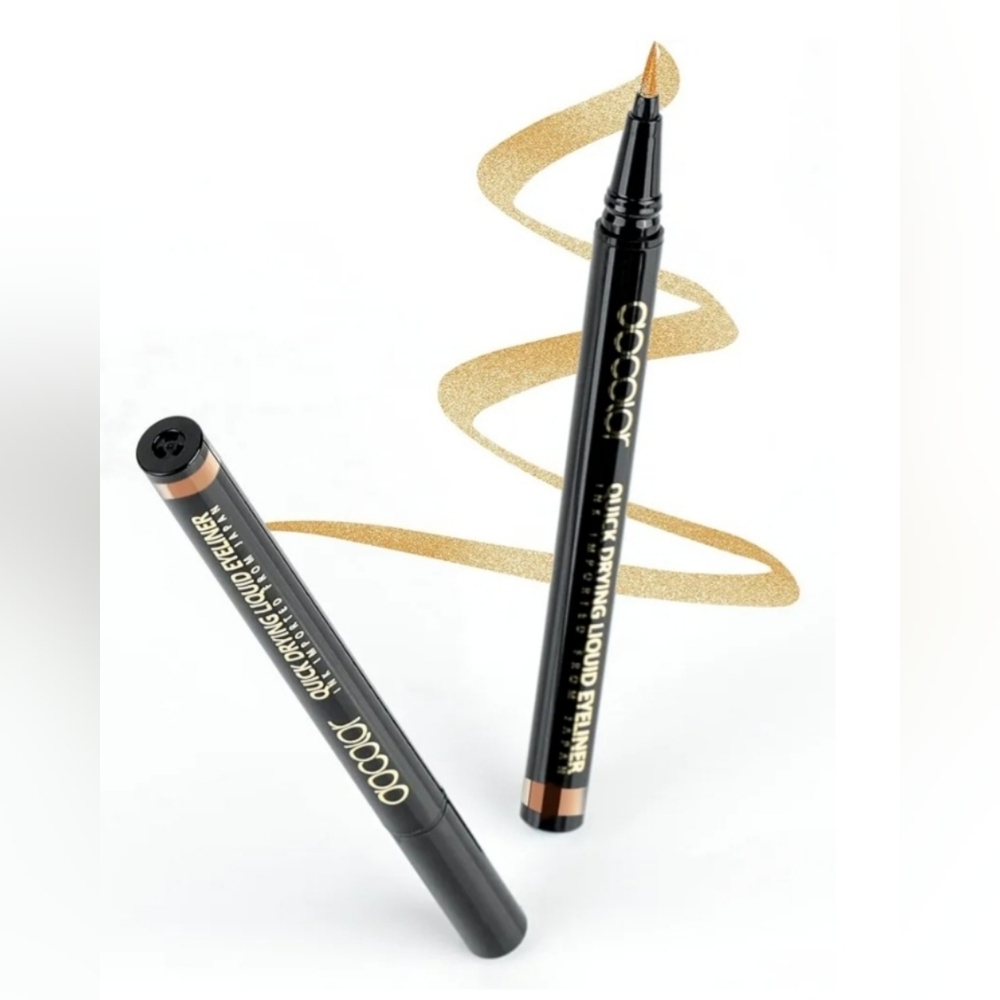 Quick-Drying GOLD Liquid Eyeliner - Shimmery Gold M221